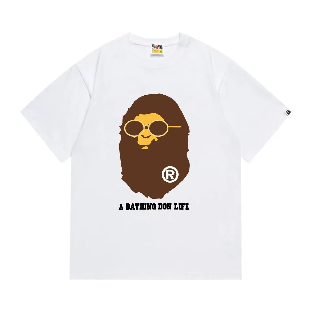A Bathing Ape A Bathing Don Life Graphic Print Black T-Shirt 3