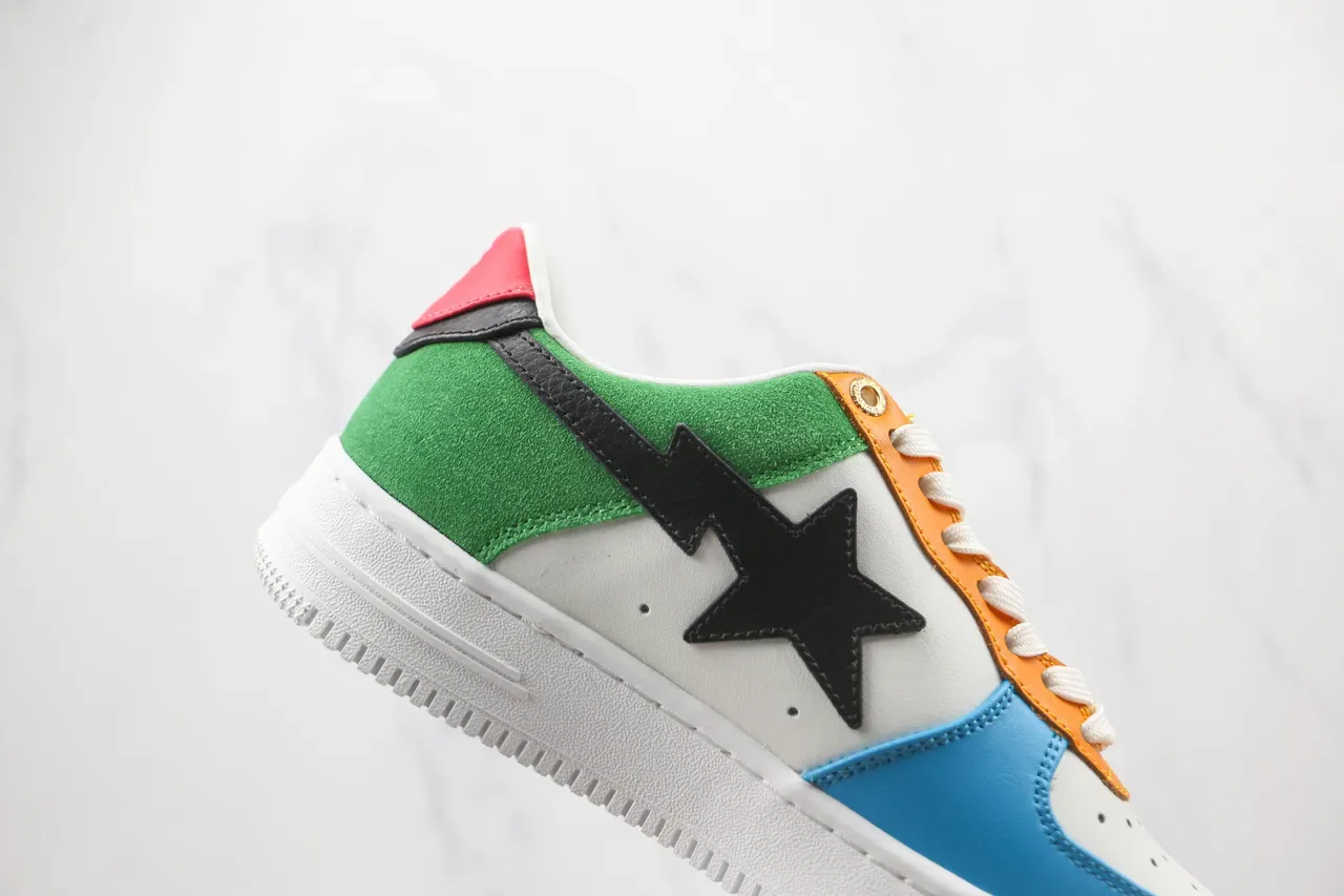 A Bathing Ape BAPE STA Multicolor Panelled Lifestyle Sneakers 5