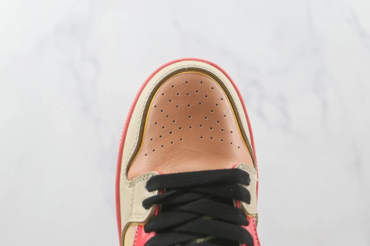 A Bathing Ape BAPE STA Star Lightning Beige Pink Orange Lifestyle Sneakers 6