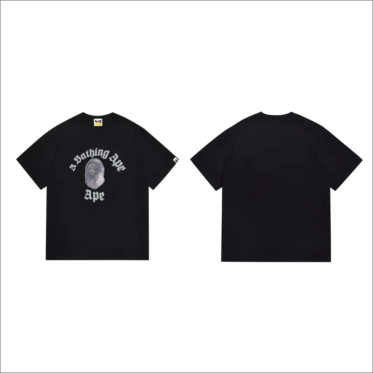 A Bathing Ape Graphic Print Black T-Shirt 4
