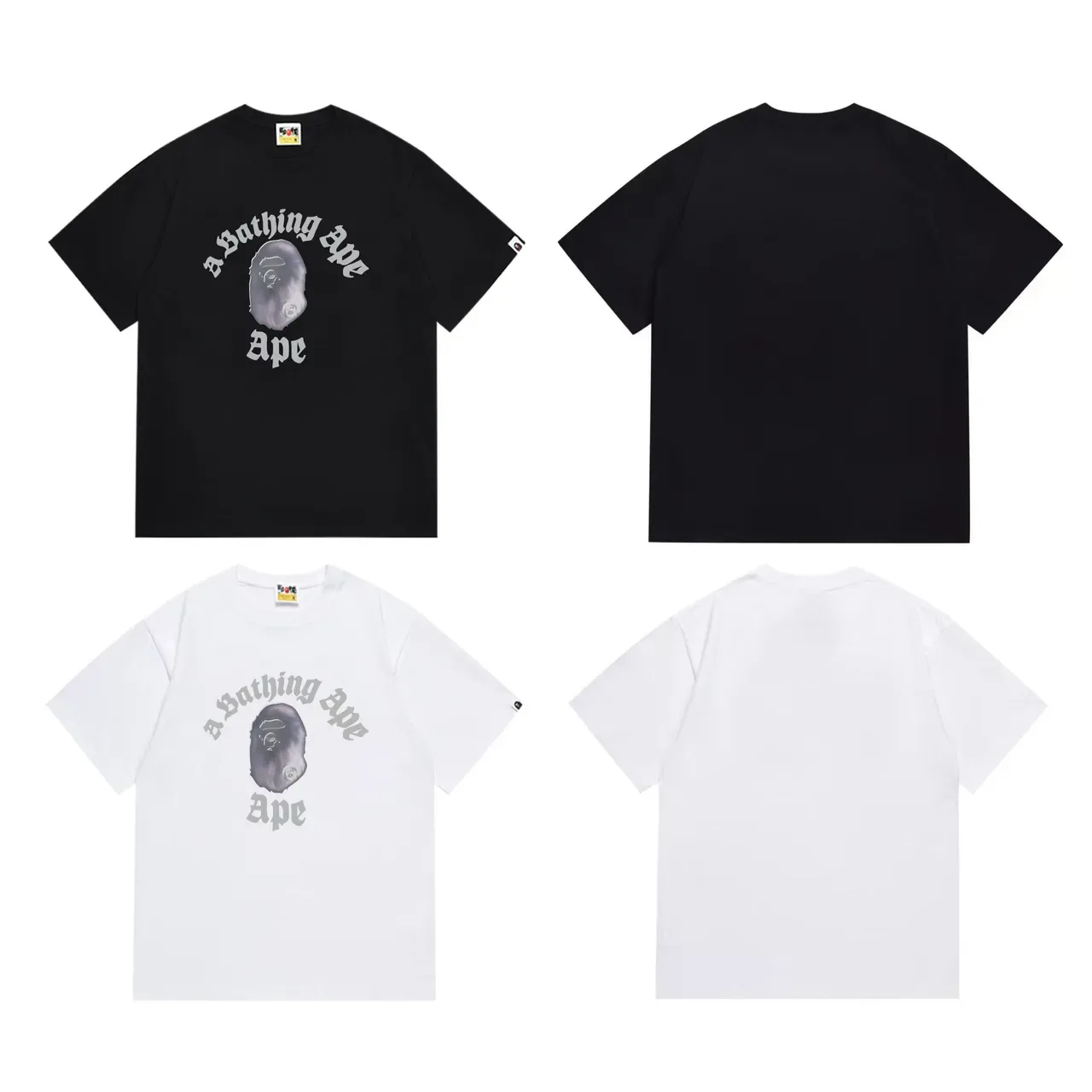 A Bathing Ape Graphic Print Black T-Shirt 6