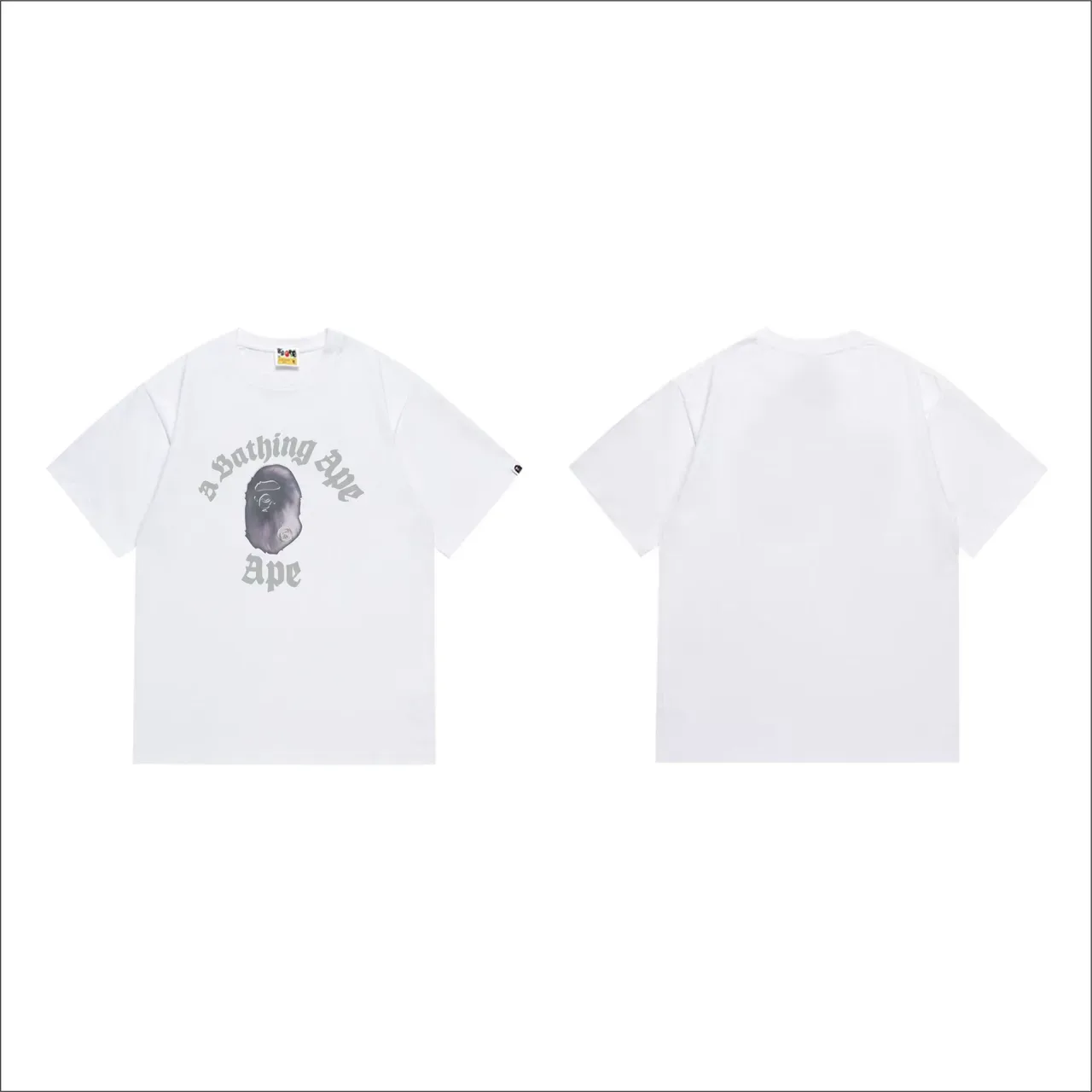 A Bathing Ape Graphic Print Black T-Shirt 7