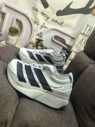 Adidas Adizero Propulse Chaussures de Course Blanc et Noir 7