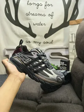Adidas Army Green Mesh and Synthetic Overlay Lifestyle Sneakers 5