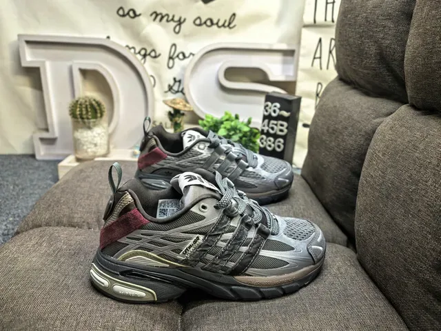 Adidas Army Green Mesh and Synthetic Overlay Lifestyle Sneakers 11