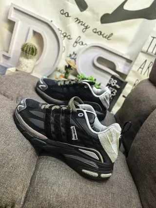 Adidas Army Green Mesh and Synthetic Overlay Lifestyle Sneakers 17