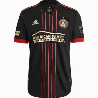 Adidas Atlanta United FC Black Red Gold Performance Jersey