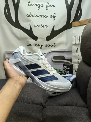 Adidas Beige Black Mesh Upper Three-Stripe Side Panel Lifestyle Sneakers 15