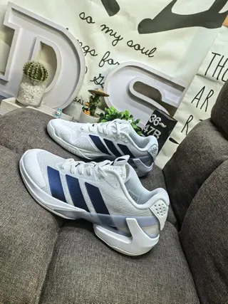 Adidas Beige Black Mesh Upper Three-Stripe Side Panel Lifestyle Sneakers 17