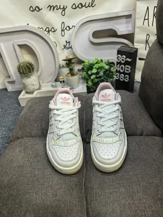 Adidas Beige Pink Low-Top Cupsole Lifestyle Sneakers 10