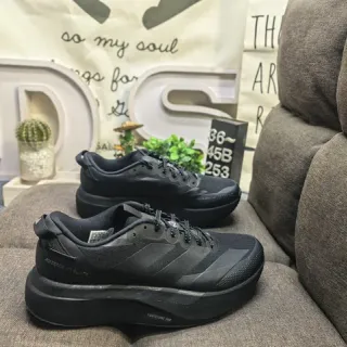 Adidas Black Chunky Platform Sole Monochrome Lifestyle Sneakers