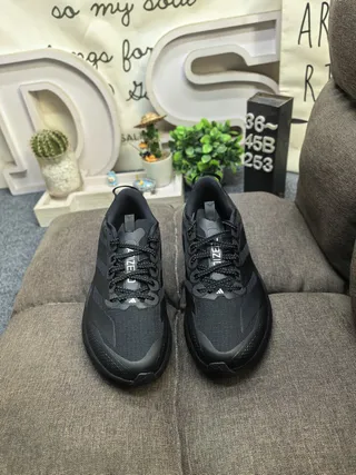 Adidas Black Chunky Platform Sole Monochrome Lifestyle Sneakers 10