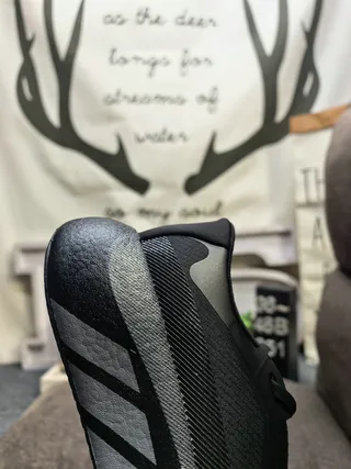 Adidas Black Engineered Mesh Upper Sculpted Monochrome Midsole Lifestyle Sneakers 3