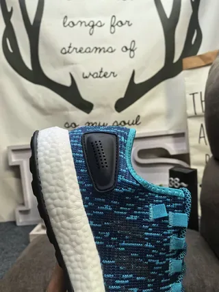 Adidas Black Gray Knit Upper Three-Stripe Side Panel Lifestyle Sneakers 2