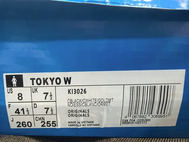 Adidas Chaussures basses en cuir noir à scratch 2