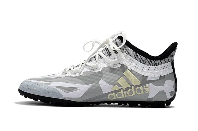 Adidas Chaussures de football turf coupe basse upper synthétique color blocking multicolor avec dégradé noir 14