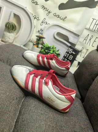 Adidas Black White Laceless Strap Closure Three Stripes Lifestyle Sneakers 7