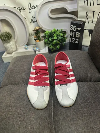 Adidas Black White Laceless Strap Closure Three Stripes Lifestyle Sneakers 10