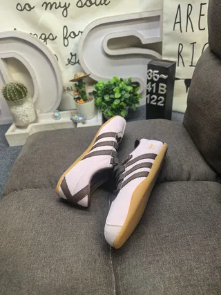 Adidas Black White Laceless Strap Closure Three Stripes Lifestyle Sneakers 16