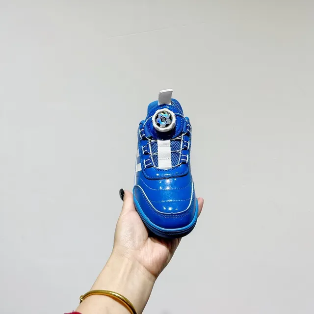 Adidas Noir Blanc Fermeture Rotational Dial Matière Synthétique Patentée Partie Supérieure Chaussures de Football Indoor 21