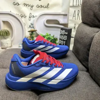 Adidas Blue Red Engineered Mesh Upper Sculpted Lightstrike Pro Midsole Lifestyle Sneakers