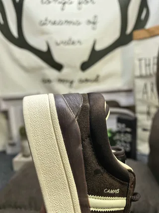 Adidas Campus Brown and Cream Lifestyle Sneakers 3