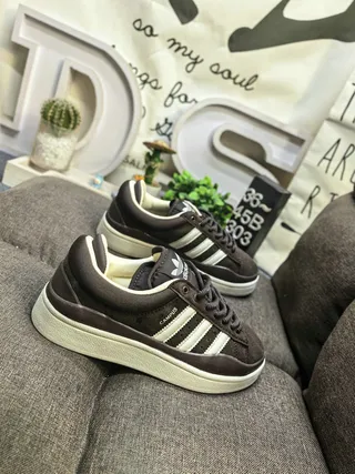 Adidas Campus Brown and Cream Lifestyle Sneakers 9