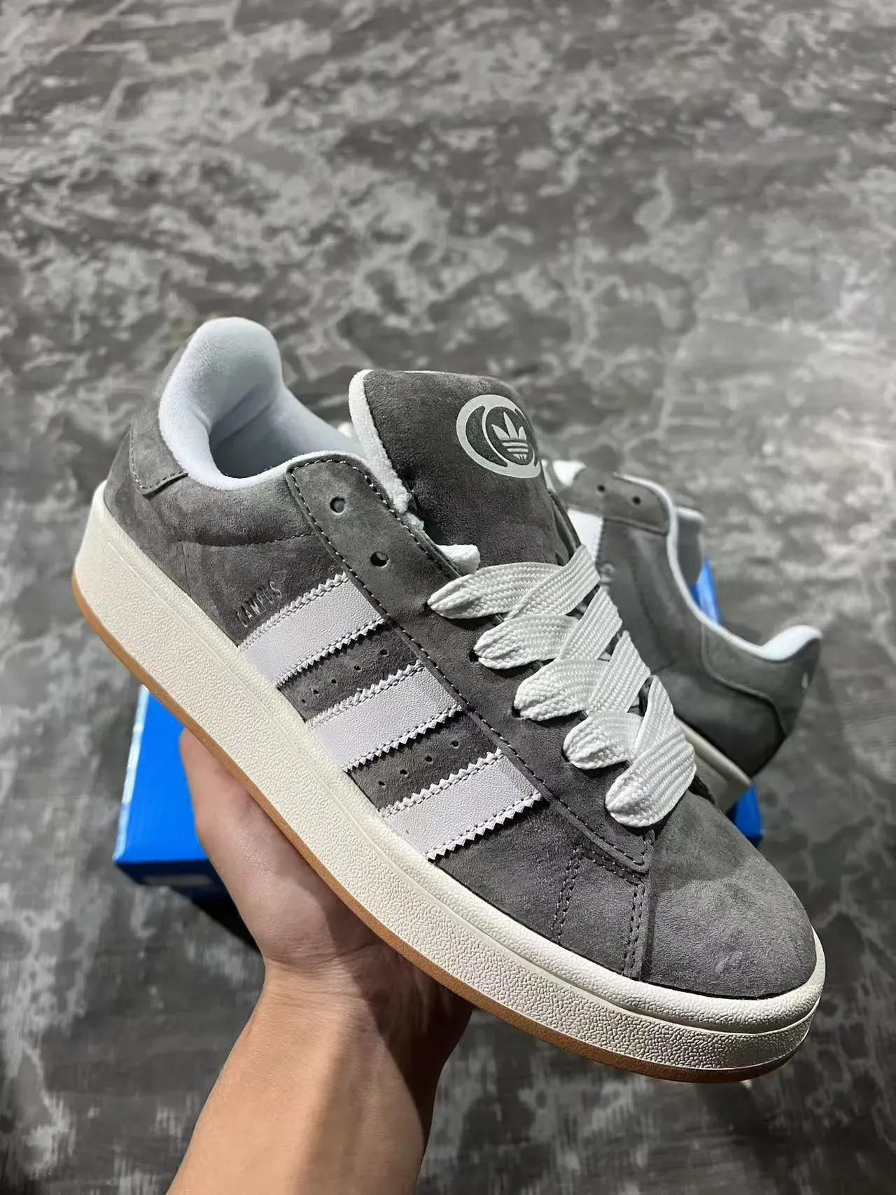 Adidas Campus Chaussures Lifestyle Gris Daim 2