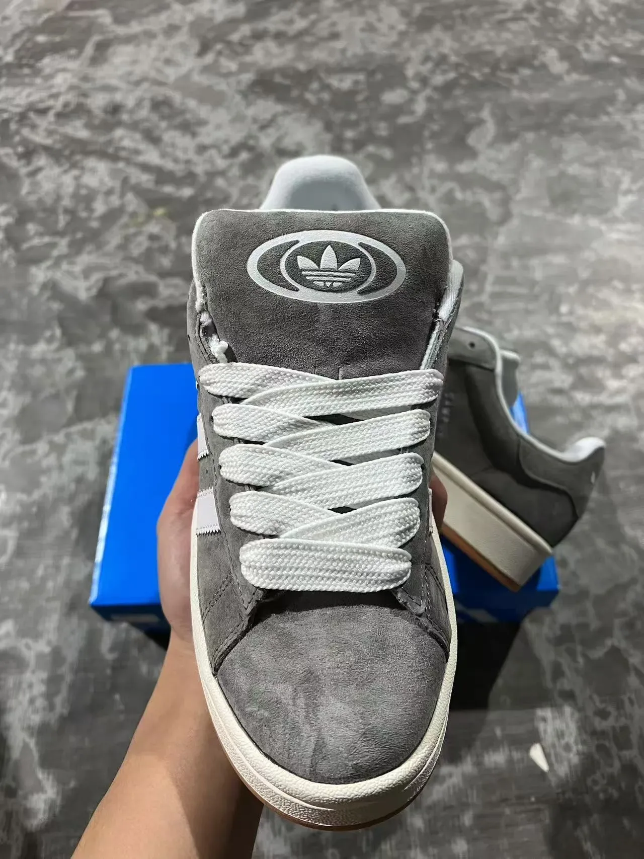 Adidas Campus Chaussures Lifestyle Gris Daim 3