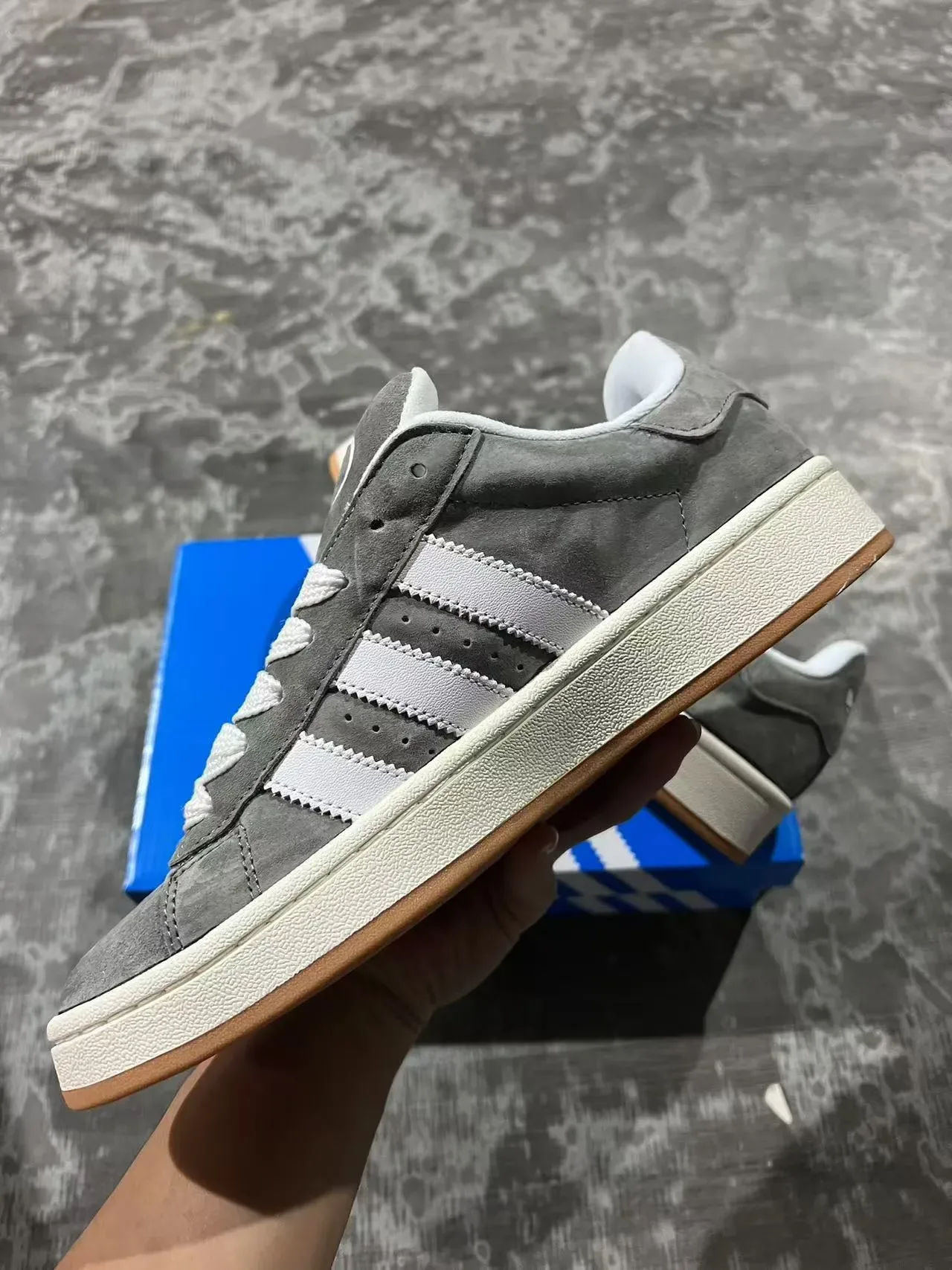 Adidas Campus Chaussures Lifestyle Gris Daim 5
