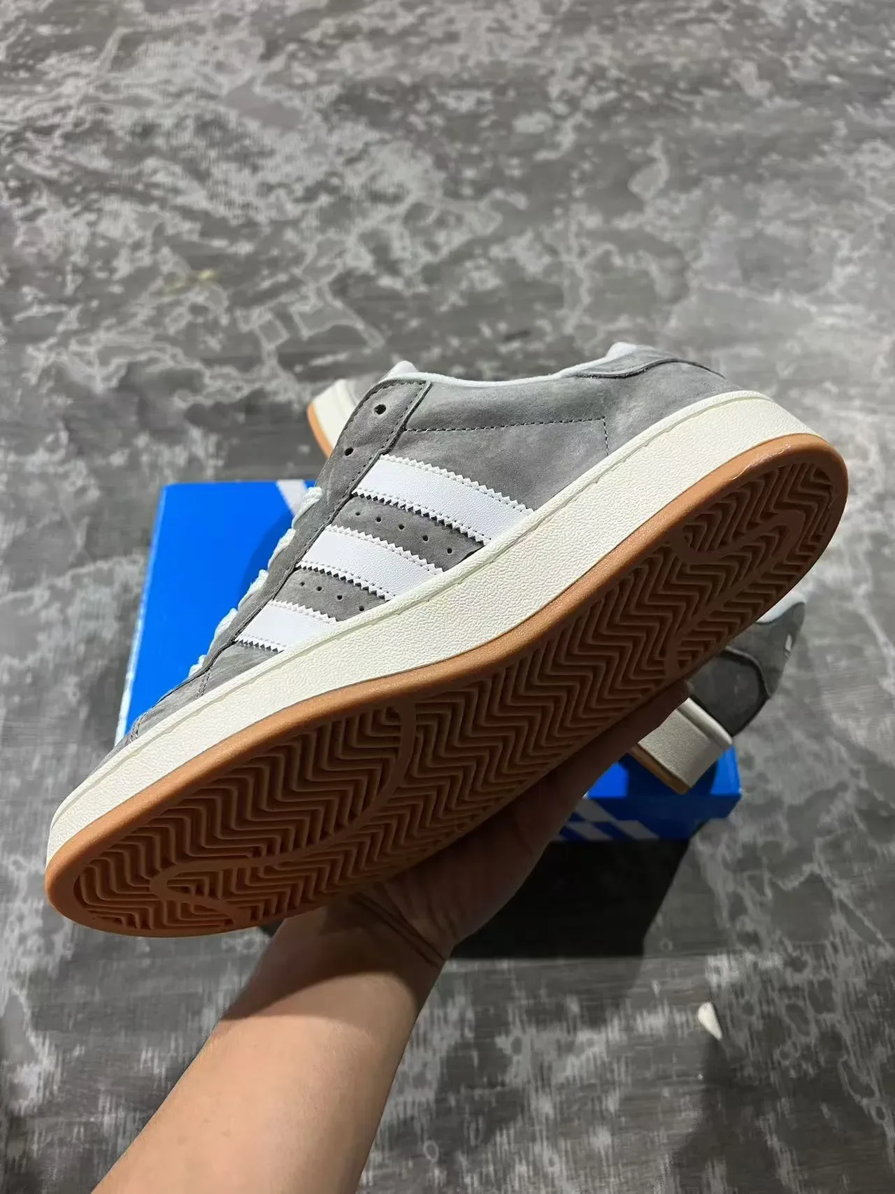 Adidas Campus Chaussures Lifestyle Gris Daim 6