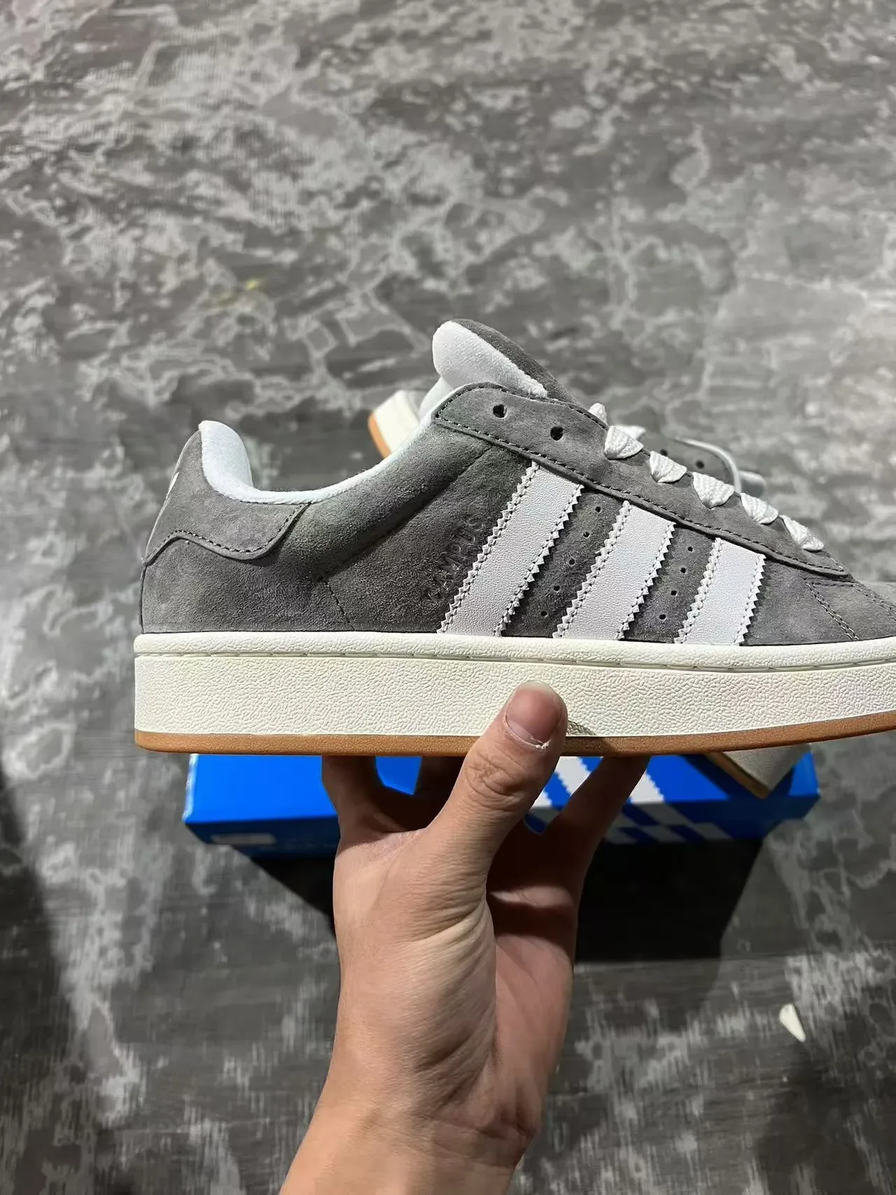 Adidas Campus Chaussures Lifestyle Gris Daim 7