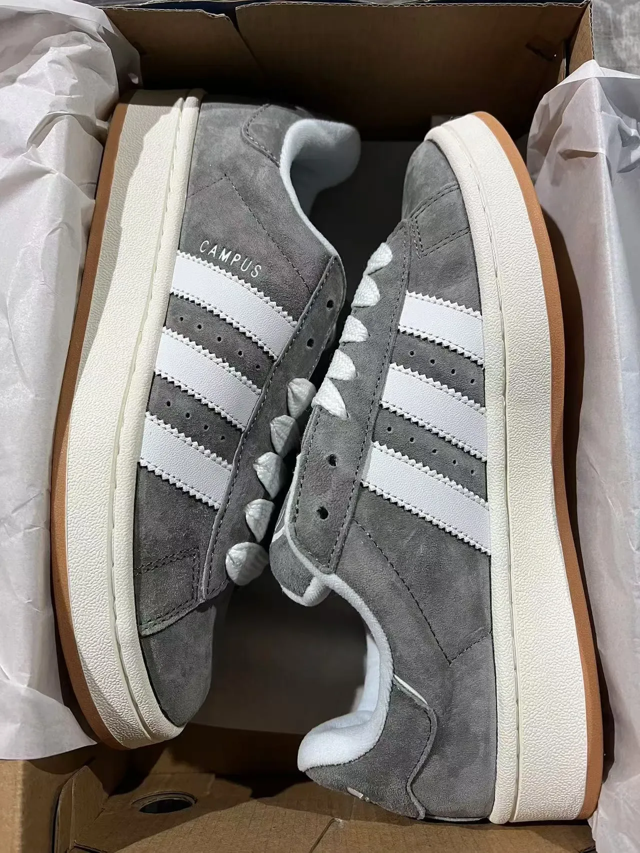 Adidas Campus Chaussures Lifestyle Gris Daim 9