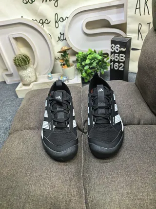 Adidas Climacool Black White Perforated Mesh Upper Three-Stripe Side Branding Lifestyle Sneakers 10