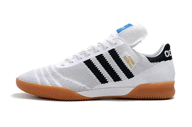 Adidas Copa Pink Purple Knit Upper Three-Stripe Side Panel Sneakers 16