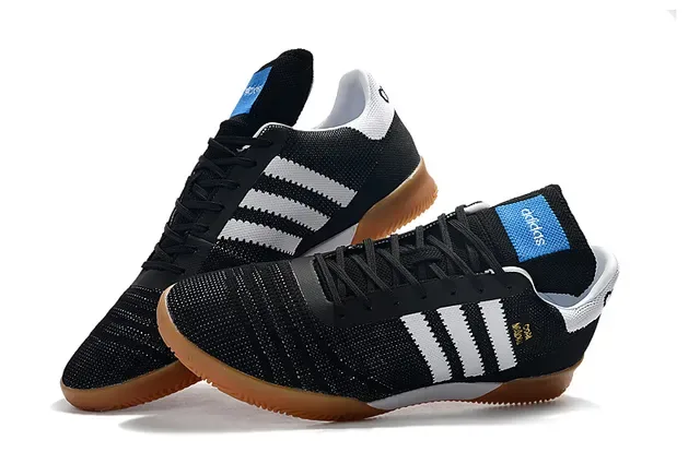 Adidas Copa Pink Purple Knit Upper Three-Stripe Side Panel Sneakers 18
