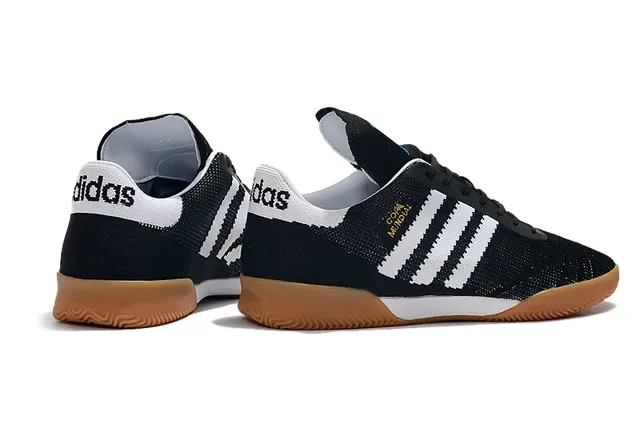 Adidas Copa Pink Purple Knit Upper Three-Stripe Side Panel Sneakers 23