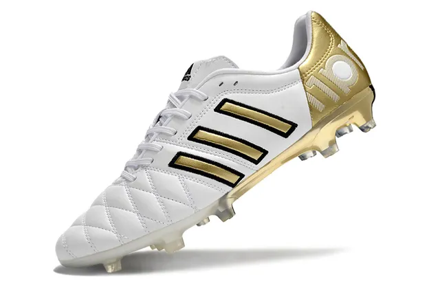 Adidas Copa Pure Gold Cuero acolchado Suelo firme Zapatos de fútbol 3