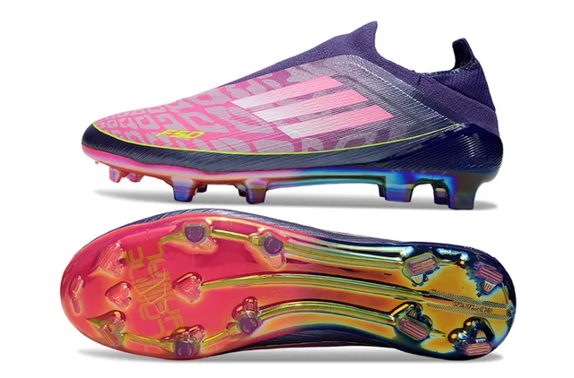 Adidas F50 Purple Pink Iridescent Firm-Ground Soccer Shoes 6