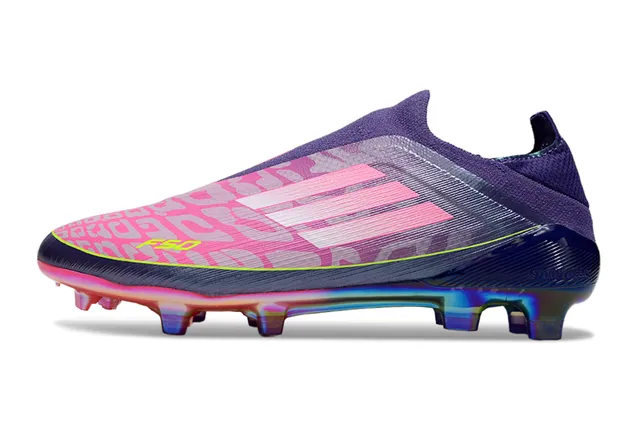 Adidas F50 Purple Pink Iridescent Firm-Ground Soccer Shoes 7