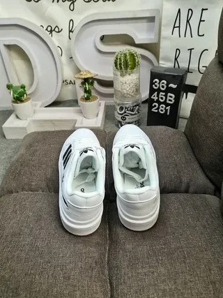 Adidas Forum White Blue Low-Top Cupsole Lifestyle Sneakers 17
