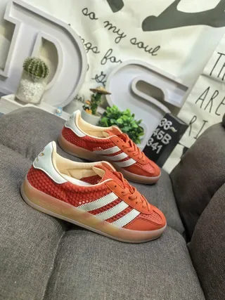 Adidas Gazelle Navy and Rose Suede Lifestyle Sneakers 9