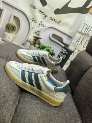Adidas Gazelle Navy and Rose Suede Lifestyle Sneakers 17