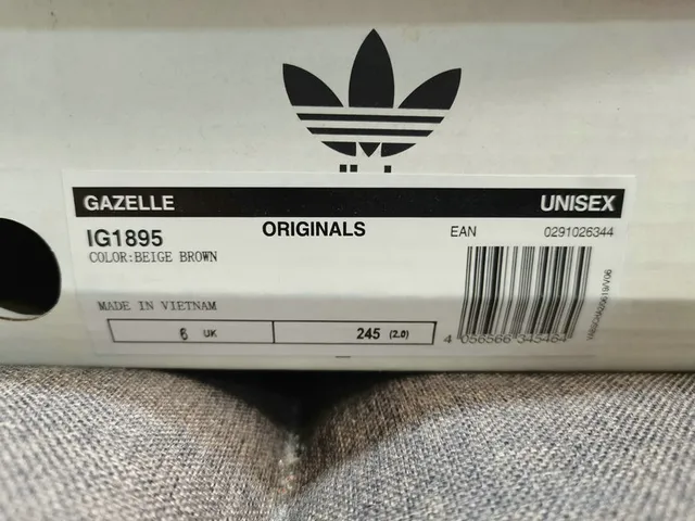 Adidas Gazelle Off-White and Black Lifestyle Sneakers 2