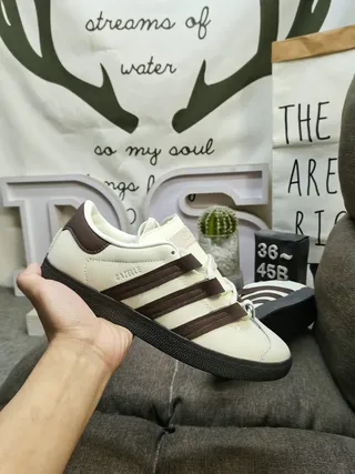 Adidas Gazelle Off-White and Black Lifestyle Sneakers 5