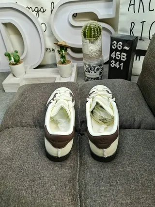 Adidas Gazelle Off-White and Black Lifestyle Sneakers 8