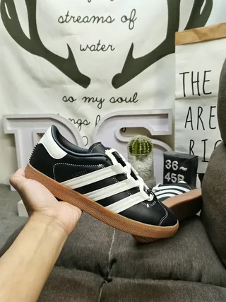 Adidas Gazelle Off-White and Black Lifestyle Sneakers 15