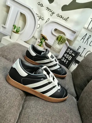 Adidas Gazelle Off-White and Black Lifestyle Sneakers 19