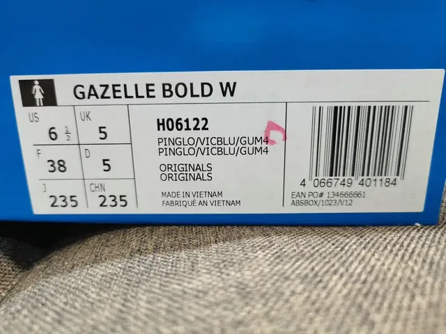 Adidas Gazelle Pink and Navy Suede Lifestyle Sneakers 2