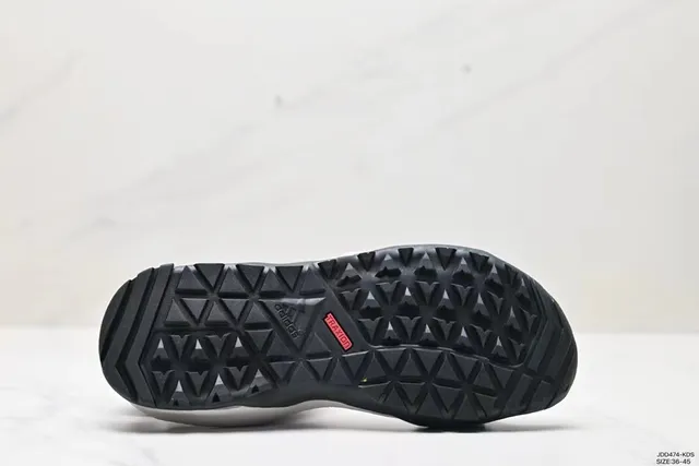 Adidas Gray Black Multi-Strap Adjustable Buckle Closure Casual Sandals 2